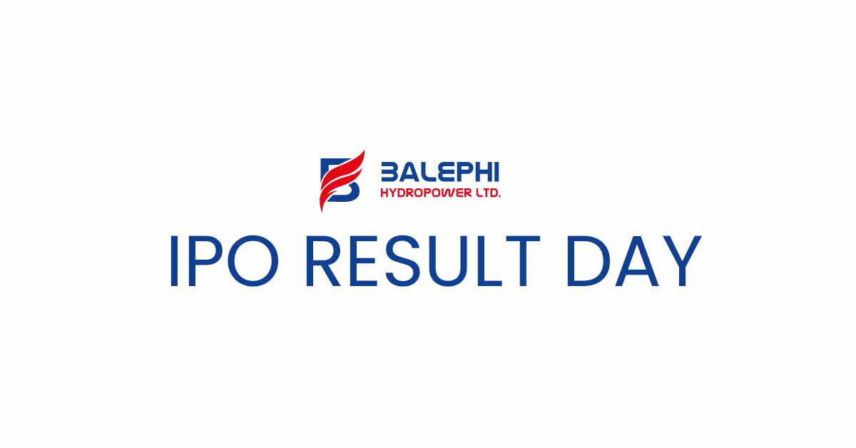 Balephi Hydropower Limited IPO Result Published